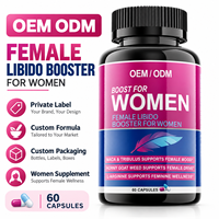 Capsules de stimulation de la libido féminine OEM ODM pour femmes, Maca, Tribulus, Horny Goat Weed, L-Arginine, 60 capsules