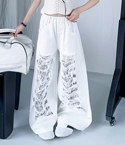 Completo Estivo Fresco per Bambine 2025 – Nuovo Stile alla Moda con Pantaloni Effetto Sfrusciante per Primavera Autunno - Product Image 5