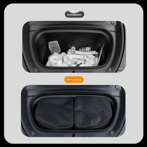 Lot de 2 organiseurs isothermes et étanches <span class=keywords><strong>pour</strong></span> <span class=keywords><strong>coffre</strong></span> avant avec poche dissimulée <span class=keywords><strong>pour</strong></span> Tesla Model Y/3 2020-2026 - Product Image 5