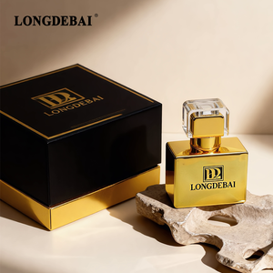 Botella de Perfume de Vidrio Plateada con Tecnología de Recubrimiento Electrolítico, 30ml 50ml 100ml, Cuadrada, de Lujo, con Caja de Empaque, Personalizable - Product Image 3