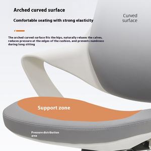 <span class=keywords><strong>Silla</strong></span> Ejecutiva de Oficina Ergonómica, Moderna, Sencilla, de Cuero, con Altura Ajustable, Giratoria, Respaldo en Forma de <span class=keywords><strong>Escalera</strong></span>, Cómoda, <span class=keywords><strong>para</strong></span> Negocios - Product Image 4