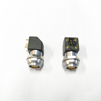 Conector Circular de Empuje y Tracción para Señales de Alimentación, para Automatización Industrial y Equipos Médicos, Diseño de Autobloqueo, PCB