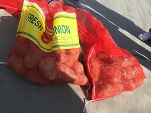 20kg 25kg 30kg PP רשת תיק ירקות אריזה בצל תפוחי אדמה