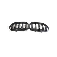 Grille de pare-chocs avant en fibre de carbone préimprégnée, grille de type « kidney » en carbone noir 3D CNC Auto Clave pour BMW Série 2 F44 2021+ Gran Coupé