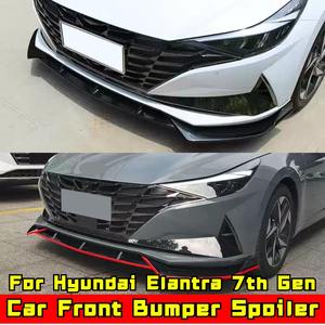 <b>For</b> Hyundai Elantra 7th Gen Front Bumper Lip Splitter <b>Diffuser</b> Spoiler Protector Bumper Guard Body Kit <b>Car</b> Accessories - Product Image 4