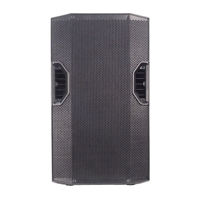 Enceinte en bois 2 voies de 15 pouces, 500W RMS, amplification bi-amplifiée classe D, pour sonorisation PA, DJ, fêtes en extérieur et scènes live
