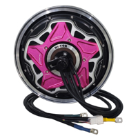 Moteur CC sans balais QSMOTOR 10 pouces V5 13000 WP haute performance à aimant permanent 3000 tr/min étanche IP67 72V pour vélo électrique