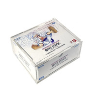 Vente en gros d'usine : Vitrine d'exposition en acrylique personnalisée pour boîte One Piece japonaise, étui en acrylique pour boosters One Piece, boîte de boosters MTG