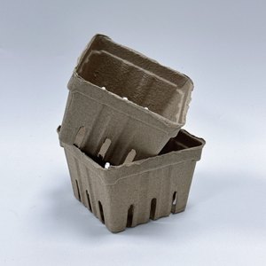 Runwell thân thiện với môi trường tái chế phân hủy sinh học giấy đúc trái cây giỏ giấy nhỏ trái cây xô Rau bốn màu - Product Image 5