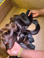 Extensiones de Cabello Remy Indio 100% Natural, Ondulado Profundo, Rizado, Mejor Precio para Cabello Rizado Natural Sin Procesar, Cabello Liso, Cabello Rizado Pixie