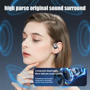 Ows หูฟังสเตอริโอ Hi-Fi หูฟังบลู<span class=keywords><strong>ท</strong></span>ูธ, หูฟังไร้สายบลู<span class=keywords><strong>ท</strong></span>ูธเวลาแฝงต่ำ BT 5.3หูฟังแบบเปิดโล่ง - Product Image 5