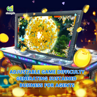 EE. UU. Popular 1 ~ 10 jugadores máquina de juego de mesa de peces instalar Software gabinete Ocean Shooting Panda Vs Alien Fish tablero de juego