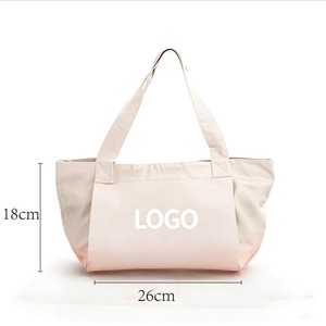 Sacs de transport en toile personnalisés, légers et pliables, pour les cours de Pilates et les courses quotidiennes – Pratiques, confortables et portables - Product Image 1