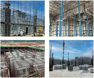 Puntales de Acero de Alta Resistencia con <span class=keywords><strong>Husillo</strong></span> Roscado para Encofrados de Hormigón y Construcción de Losas - Product Image 5