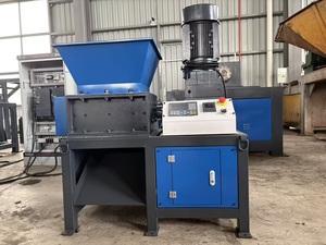 Industrial Functional Small Recycling Waste Plastic <b>Bottle</b> Scrap Metal Mattress <b>Mini</b> Double Plastic Shredder Gearbox Pump - Product Image 1