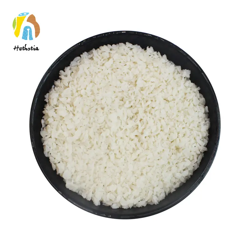 Baixa Caloria Keto Fibra Dietética de Arroz Branco Arroz Halal Konjac Secado Seco