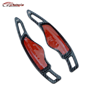 Accesorios interiores de coche un par Panel de <span class=keywords><strong>volante</strong></span> de coche decoración marco cubierta embellecedor moldura pegatina cubierta para <span class=keywords><strong>Hyundai</strong></span> <span class=keywords><strong>Tucson</strong></span> L - Product Image 2