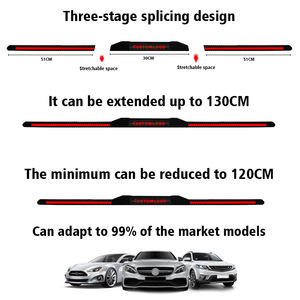 Feux arrière de <span class=keywords><strong>voiture</strong></span> modifiés <span class=keywords><strong>en</strong></span> fibre de carbone, design à trois sections, feux arrière réglables, étanches, LED - Product Image 4