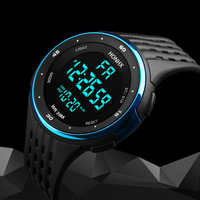 Montres de sport les plus vendues Honhx Jam Tangan, montres numériques étanches en gros, montres pas chères en gros