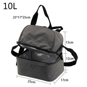 Thermal Cooler Bag WIth Shoulder Strap Oxford Cloth Picnic Portable <b>Insulated</b> Bag <b>Lunch</b> <b>Box</b> Picnic Basket Waterproof - Product Image 6
