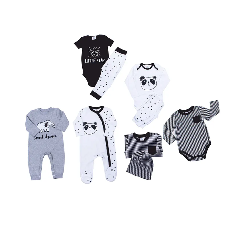 Kids 0-2 Years Infant Jumpsuits Rompers Clothing Sets Children Summer Autumn Clothing