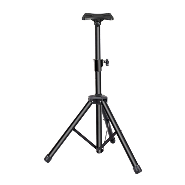 Professional SPS-502 Stage Adjustable Plastic Single Spider Speaker Stand with MAX 50kg Capacity MAX 1.7m Height Black 2.1kg