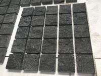 Pavés en granit noir G684 de 54x54 cm, écologiques, durables, pour allées et trottoirs, avec garantie de 3 ans