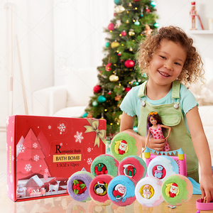 Bomba seti için organik Xmas banyo Aloe Vera & gül yaprakları doğal cilt bakımı noel hediyesi aile ve arkadaşlar için - Product Image 6