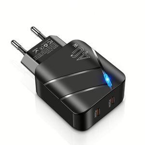 PD 40W Dual USB <b>C</b> Fast Charger Mobile Phone <b>Type</b> <b>C</b> Charger Quick Charge Power <b>Adapter</b> for Phone 16 15 14 13 Pro Xiaomi/Samsung - Product Image 1