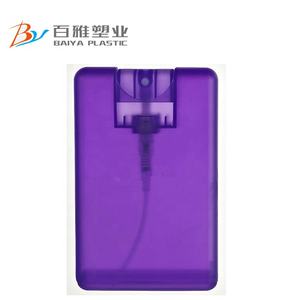 Bai <span class=keywords><strong>Ya</strong></span> BY201 Venta caliente estilo 20ml tarjeta de crédito desinfectante recargable Mini PP botella de Spray de Perfume - Product Image 4