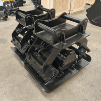 Moteur hydraulique à couple élevé S40/S45/S60, adaptateur de châssis, compacteur de plaques hydraulique pour excavatrices de 3 à 20 tonnes
