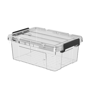 Hot bán chất lượng tốt tùy chỉnh nhựa rõ ràng miễn phí tái sử dụng lưu trữ hộp lưu trữ container với nắp - Product Image 1