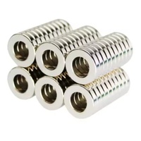 Anneau magnétique en néodyme personnalisé, aimant permanent puissant NdFeb N45 N52, aimants radiaux magnétisés diamétralement, aimant annulaire en néodyme