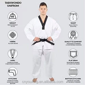 Vente flash - Combinaison d'arts martiaux respirante de haute qualité Woosung - Uniforme de <span class=keywords><strong>Taekwondo</strong></span> - Dobok coréen - Product Image 5