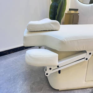 Lettino Pieghevole Professionale per Massaggi Elettrico Regolabile con Riscaldamento per Spa e Trattamenti Viso con Cassetti Portaoggetti - Product Image 4