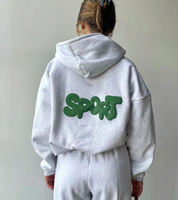 Hoodie Pria Berkualitas Tinggi dengan Cetakan 3D Embossed, Bahan Fleece Tebal, Ramah Lingkungan, Ukuran Besar, Gaya Streetwear, Layanan OEM/ODM