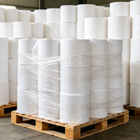 Papier d'emballage alimentaire résistant à la graisse, rouleau de papier antigrasa pour chaîne de restauration rapide