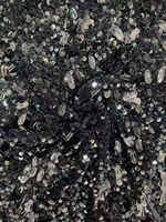 Tissu en velours de perles respirant et écologique avec paillettes pour robes de soirée et de mariage de luxe pour filles et garçons