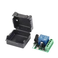 QIACHIP 433MHz commutateur de télécommande sans fil DC 12V 1CH Module récepteur et émetteur RF 433mhz KR1201A KT05 KT01 KT11