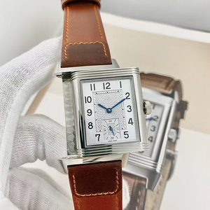 Reloj de edición limitada mecánico automático con correa de cuero genuino marrón, esfera blanca, caja plateada y cristal de zafiro de alta calidad 2026 - Product Image 4