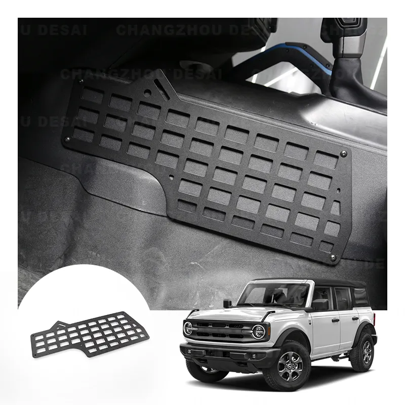 Car Interior Function Accessories Console Driver Side Molle Panel for Ford Bronco 2/4 Door 2021 2022 2023