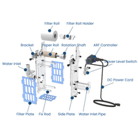 Filtre à rouleaux automatique pour aquarium Bubble Magus Elite ARF-S/M/L G2, système de filtration automatique en polaire pour aquarium