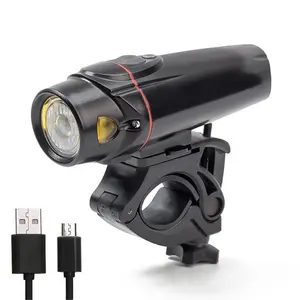 Batería de larga duración, luz de bicicleta, accesorios de bicicleta recargables por USB, luz frontal de ciclo, potente luz LED para bicicleta