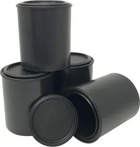 1 gallone secchio con manico in metallo-piccolo secchio con tenuta ermetica-contenitore di vernice plastica antiruggine con coperchio