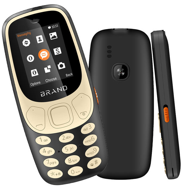 China Classic Type 1.77 Inch 2G Mobile Phone with Big Button Big Sound Dual SIM GSM Keypad bar Cellphone Cheap Telephone GSM