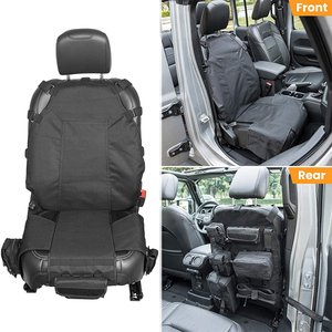 Wholesale Multi-functional 600D PVC Pocket Seat Protector <strong>Molle</strong> Pouch <strong>Attachment</strong> Universal Khaki/Camo/ACU/Green Car Seat Cover - Product Image 5