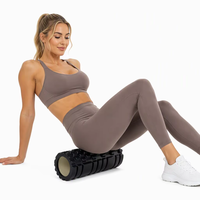 Lot de rouleaux de massage en mousse 6-en-1 personnalisés pour le yoga, bâton de massage musculaire et bande de résistance pour massage des tissus profonds