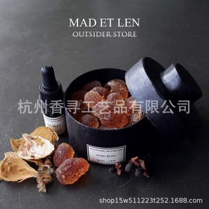 Hesshes Volcanic Rock Amber <b>Aroma</b> <b>Diffuser</b> Stone Hand-Made Aromatic Incense Burner All-Season Use - Product Image 5