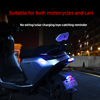 Lampu Peringatan Sensor LED Tenaga Surya Mobil Lampu Sinyal Peringatan Otomatis untuk Mobil SUV Kendaraan Listrik Off-road Sepeda Motor Truk