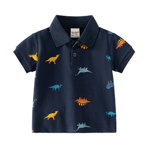 T-Shirt Estiva per Bambini 1-6 Anni, Maglietta in Cotone Traspirante con Cartoni Animati, Polo Casual alla Moda per Ragazzi - Product Image 3